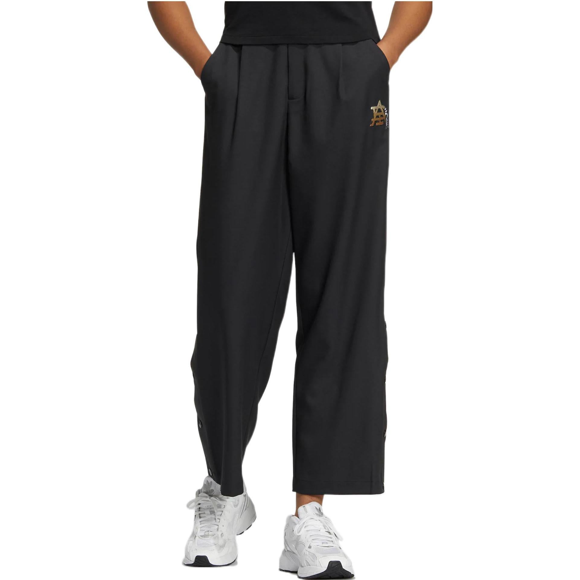 (WMNS) adidas Modern Collegiate Track Pants Asia Sizing 'Black' IC6586