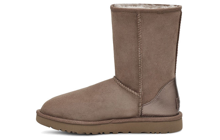 (WMNS) UGG Classic Short II Metallic 1112530-CRBO