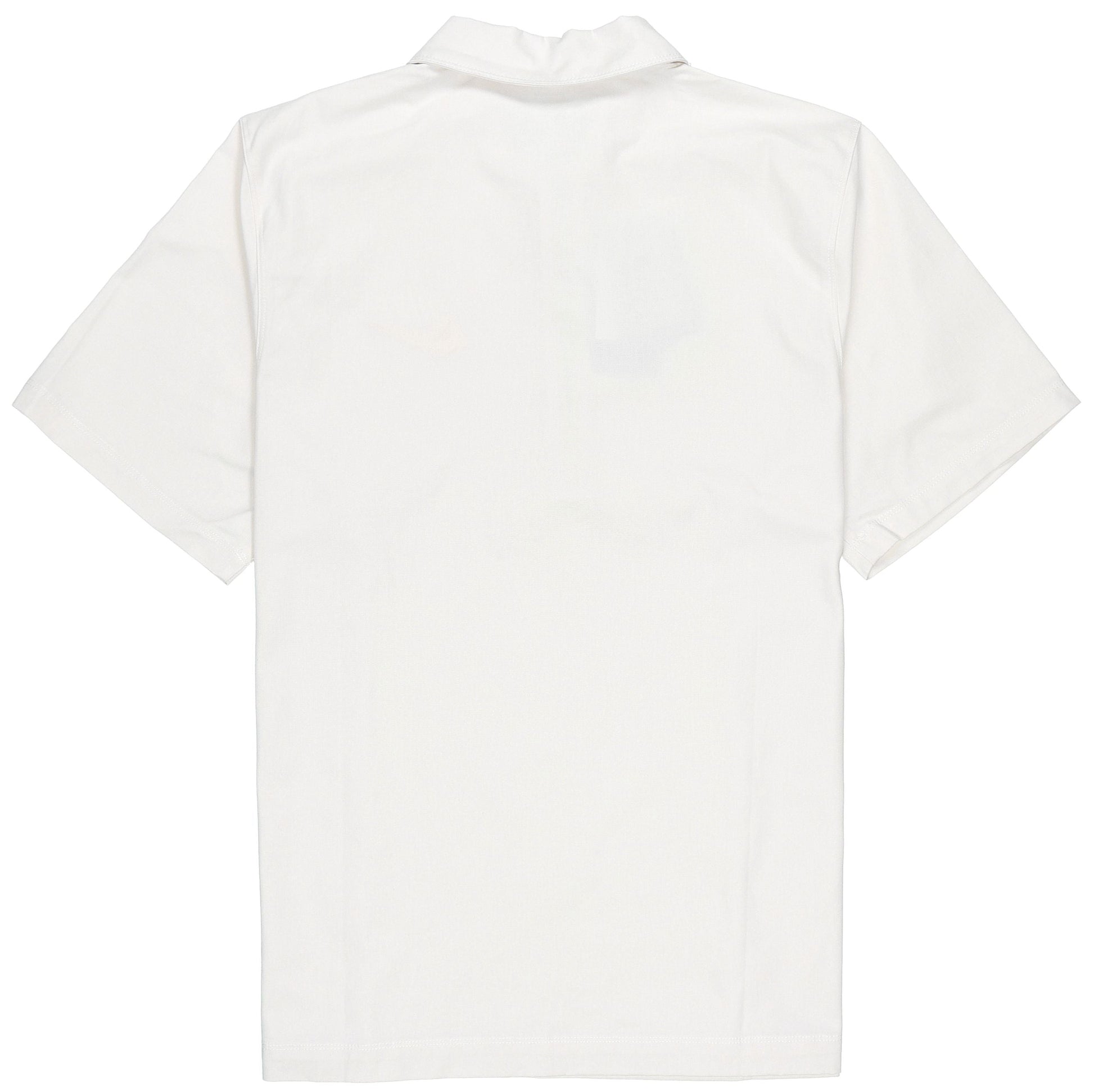 Nike Half Zipper Solid Color Short Sleeve Polo Shirt White DM5284-030