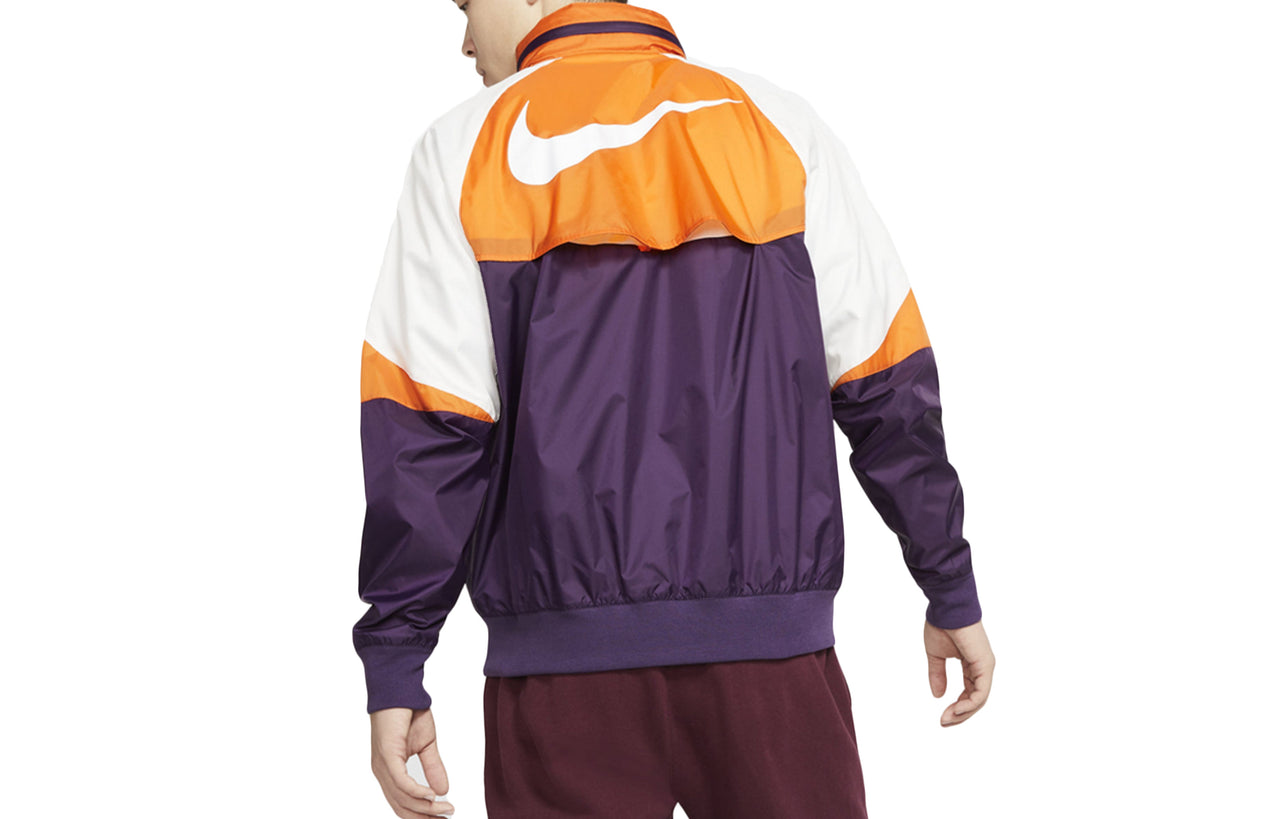 Nike Splicing Athleisure Casual Sports Jacket Orange Purple Orangepurple AR2210-525