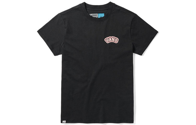 (WMNS) Vans Funny Pattern Printing Short Sleeve Black VN0A3ZP2BLK