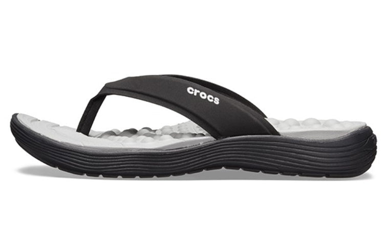 (WMNS) Crocs Reviva Flip-Flops Black 205473-060