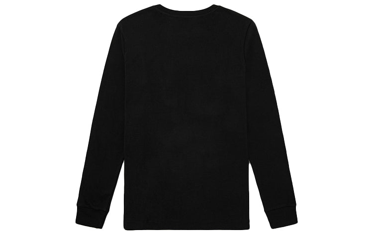 (WMNS) Vans DIY Alphabet Printing Athleisure Casual Sports Long Sleeves Black VN0A4V3VBLK