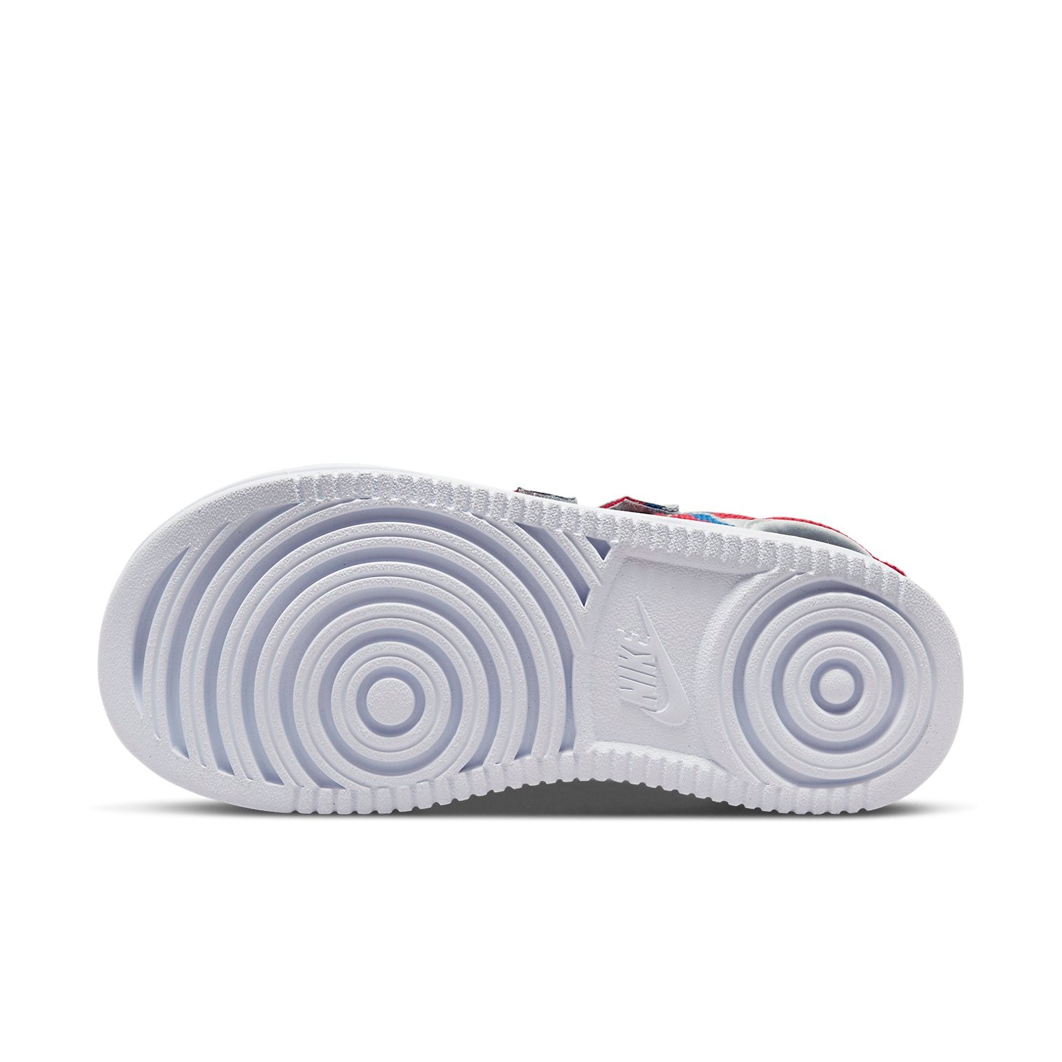 (WMNS) Nike Icon Classic Velcro Thick Sole Stylish Sports White Blue Red Sandals 'White Blue Red' DH0223-003