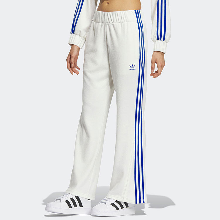 (WMNS) adidas Originals Track Pants 'White Blue' IY7121