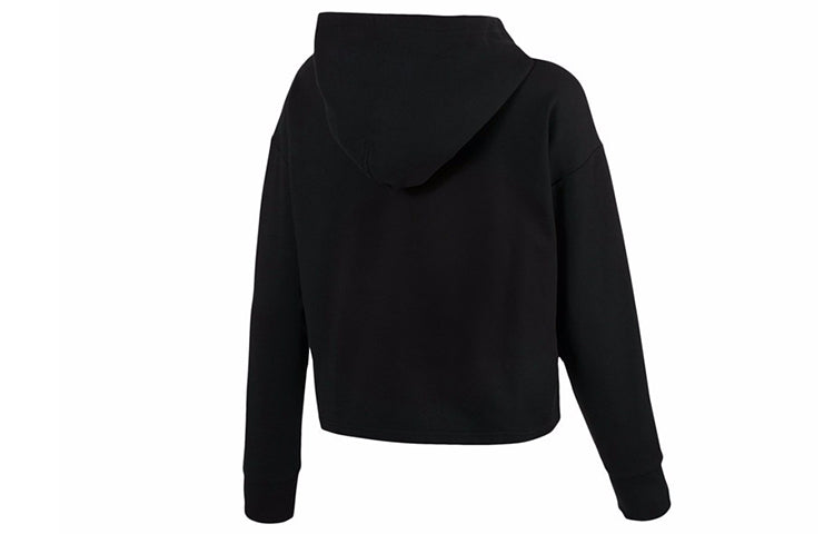 (WMNS) PUMA Cropped Logo Hoodie 844023-01