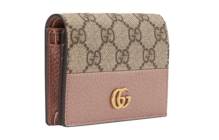 (WMNS) Gucci GG Marmont Card Case 'Porcelain Rose' 658610-17WAG-5788