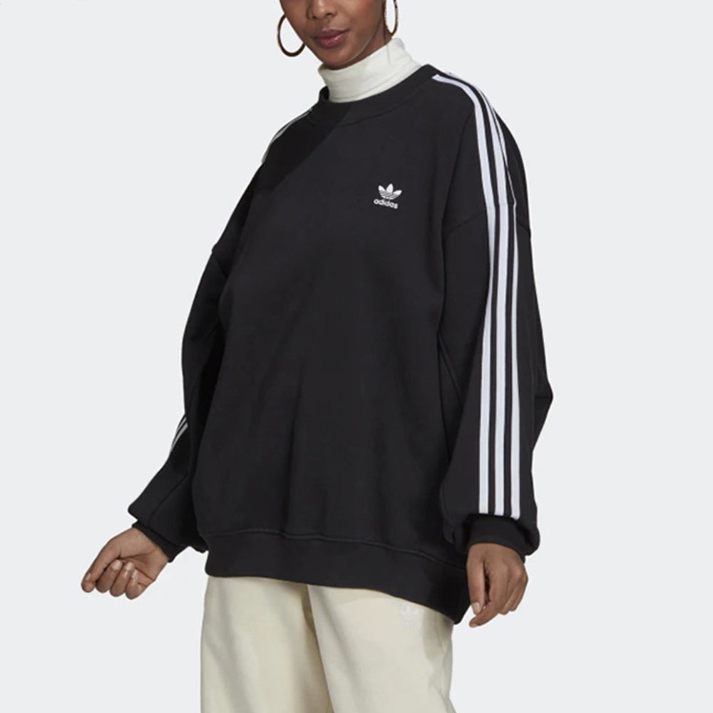 (WMNS) adidas Originals Adicolor Classics Oversized Sweatshirt 'Black' H33539