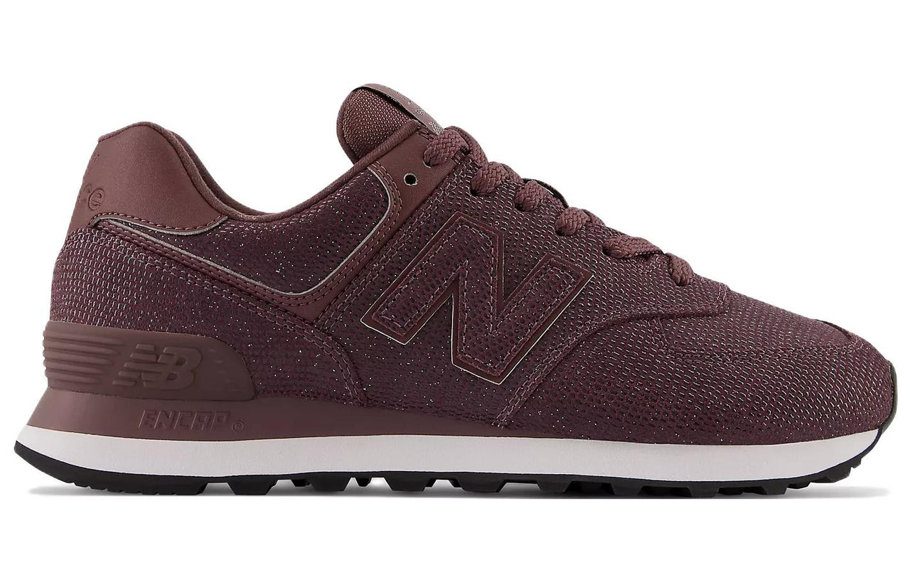 (WMNS) New Balance 574 'Burgundy Bone Reptile' WL574VEL