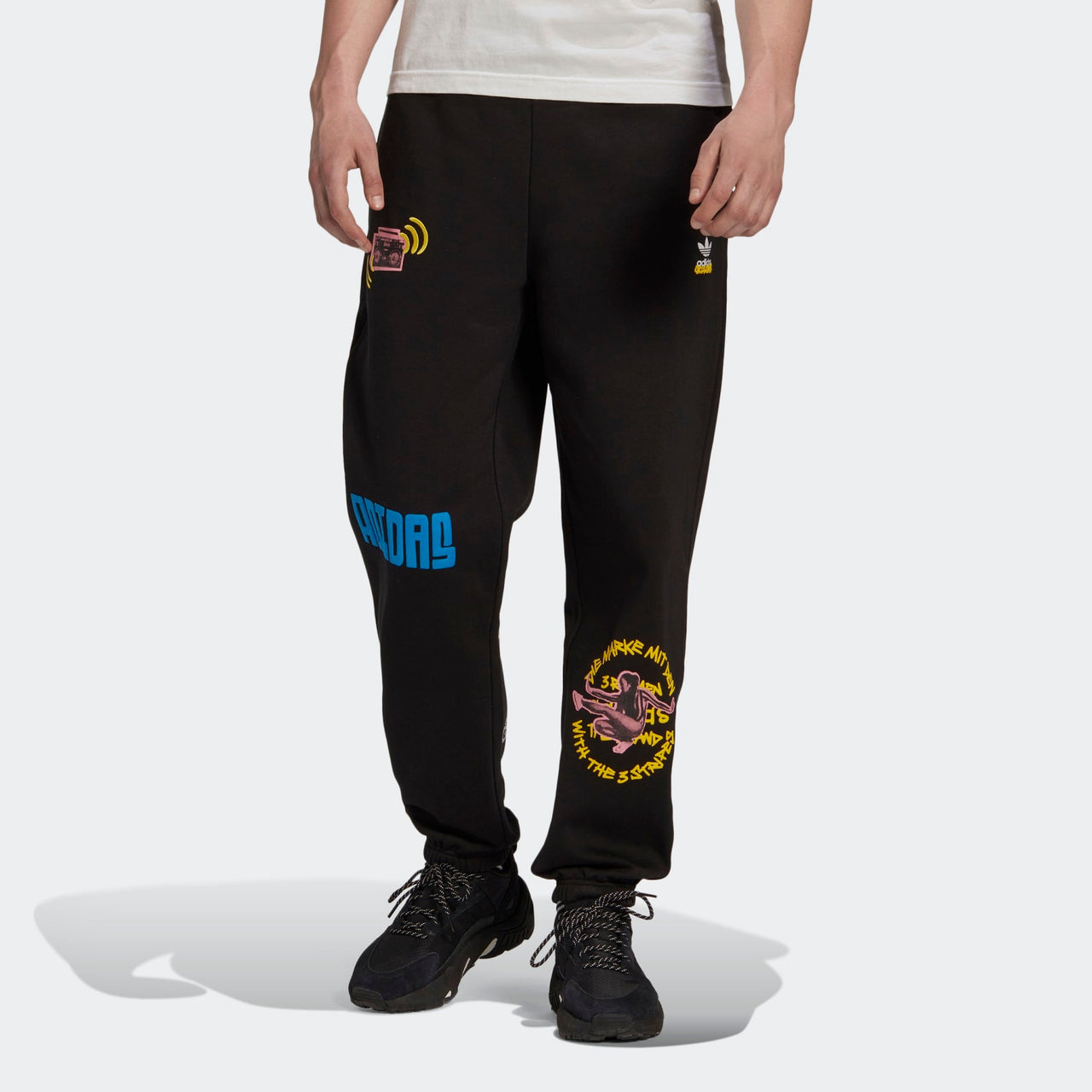 adidas Graphics Unite Sweat Pants 'Black' HL9259
