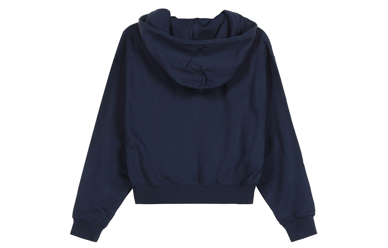 (WMNS) KENZO FW20 Small Tiger Head Loose hooded Long Sleeves Hoodie Navy Blue FA62SW7774MD-76