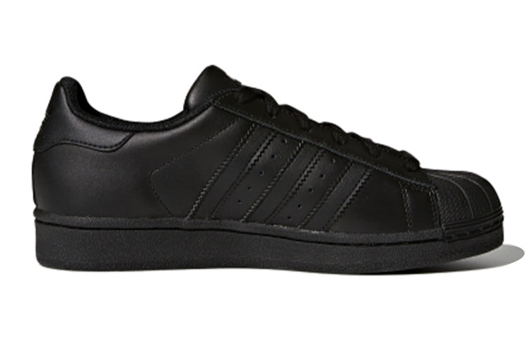 (GS) adidas Superstar Foundation J 'Triple Black' B25724