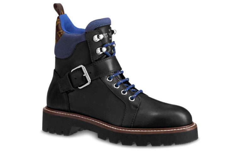 (WMNS)  LOUIS VUITTON shoes Martin boots 'Blue Black' 1A5LQD