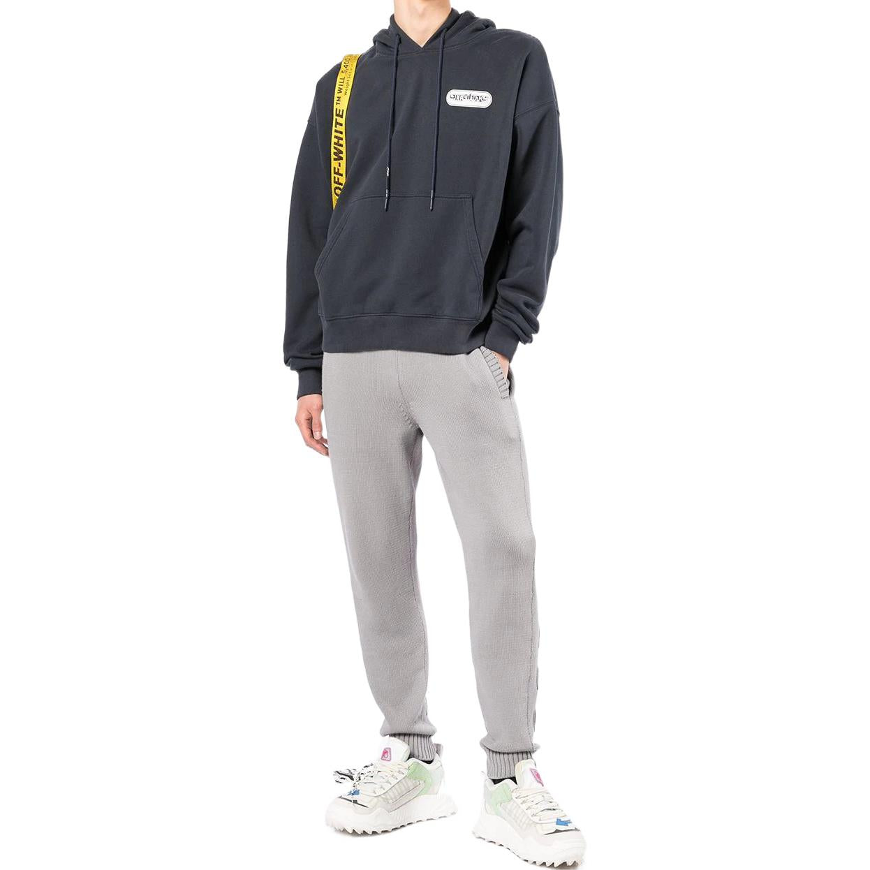 Off-White SS22 Logo Printing Ordinary Version Blue OMBB085S22FLE0034601