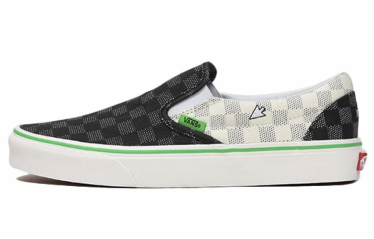 Slip-On 'Vanscii - Black White Green' VN0A38F7VMP