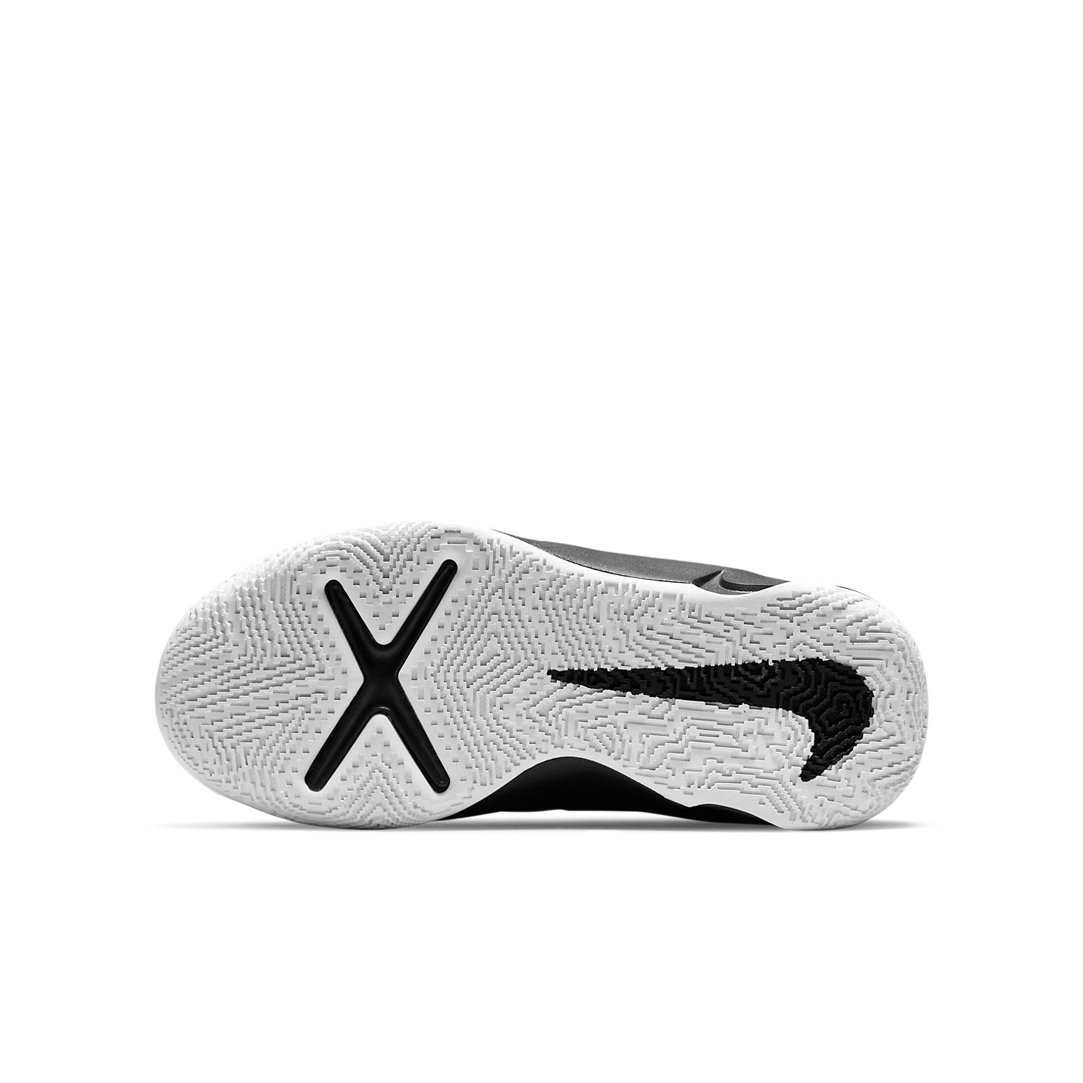 (GS) Nike Team Hustle D10 FlyEase 'Black Metallic Silver' DD7303-004