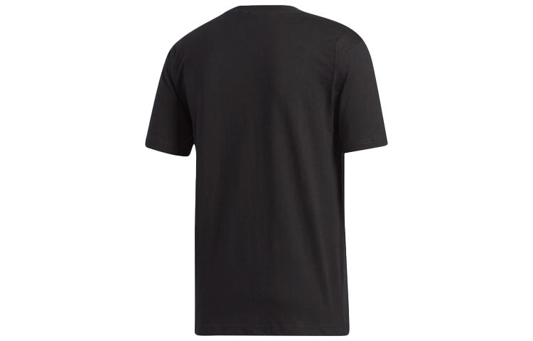 adidas originals Alphabet Printing Casual Sports Short Sleeve Black GL6871
