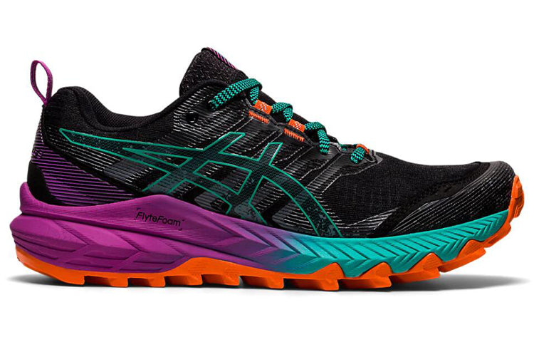 (WMNS) ASICS Gel-Trabuco 9 'Black Green Purple' 1012A904-002