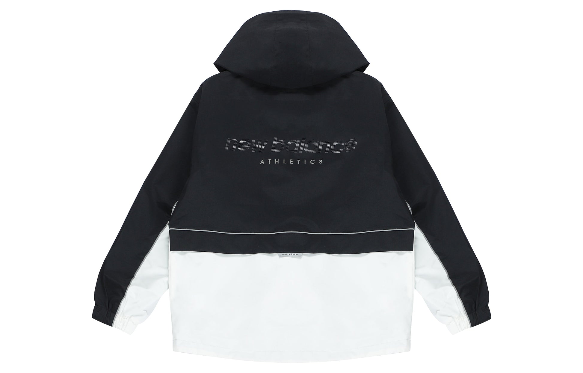 New Balance Windproof Jacket Asia Sizing 'Black White' 5AC39333-BK