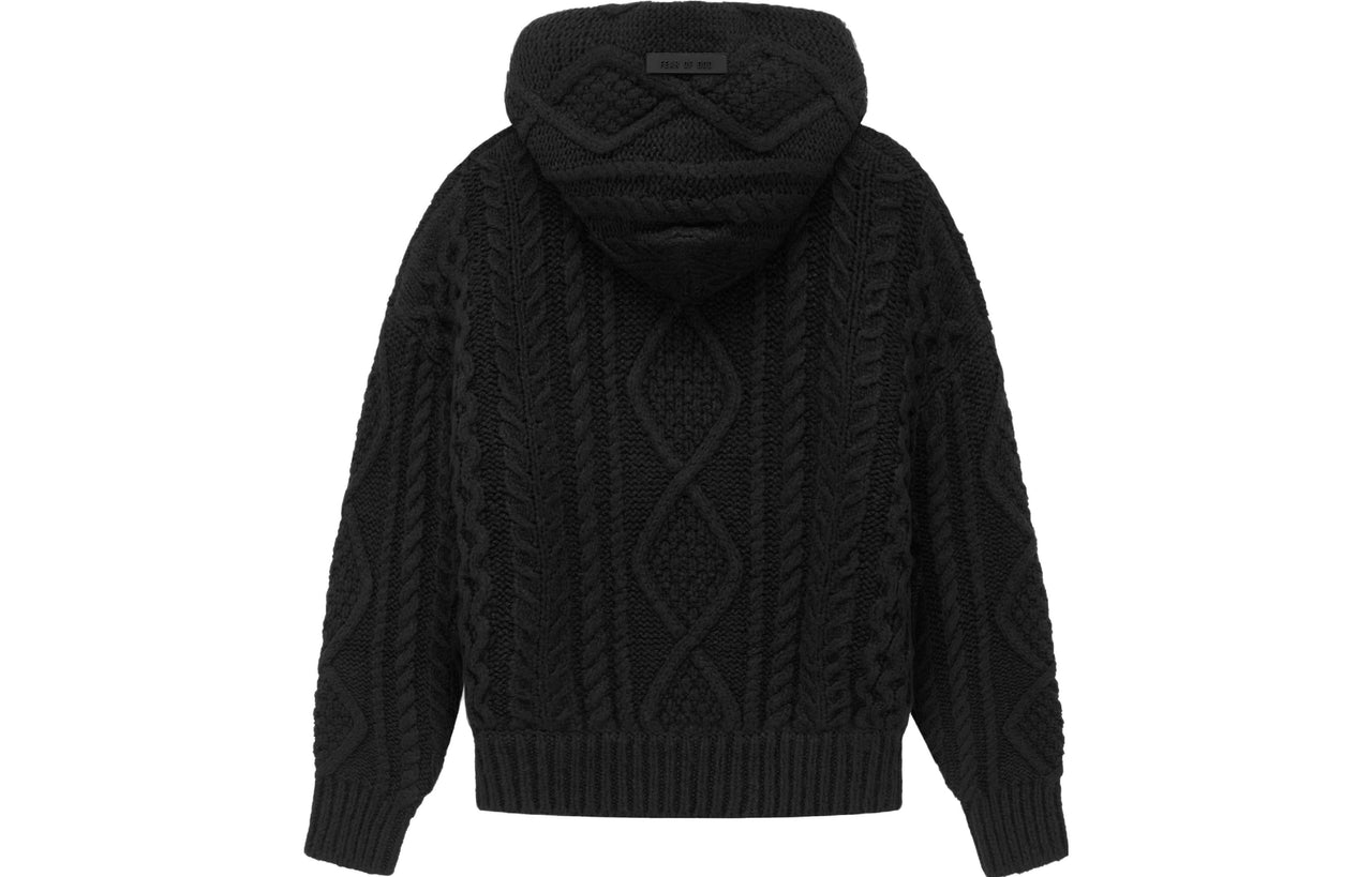 (GS) Fear of God Essentials SS23 Knit Hoodie 'Black' 785SP232340K
