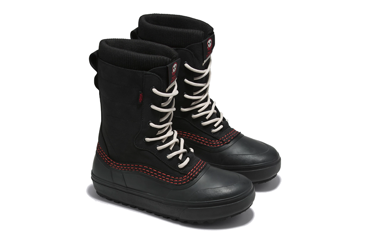Vans Standard Zip Snow MTE Boots 'Black Red' VN0A5JI5BLA