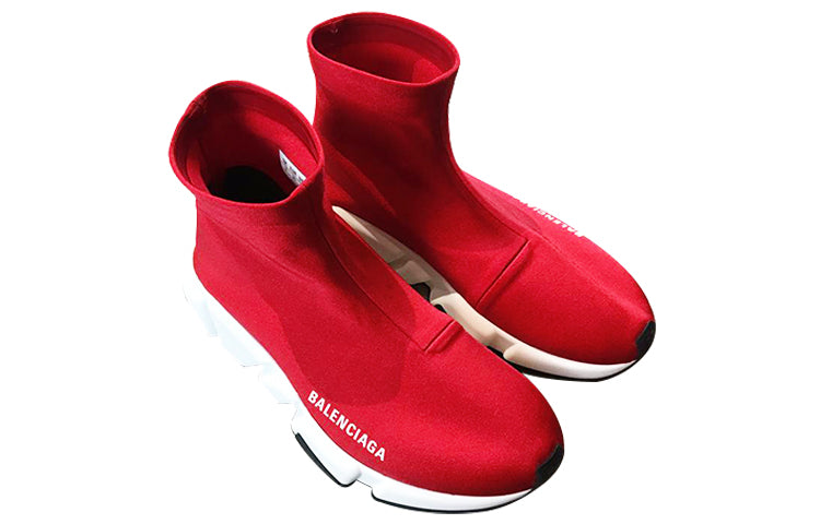 (WMNS) Balenciaga Speed Logo Sports Shoes Red 526059W04Z06501