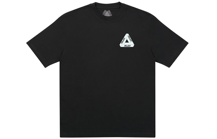 PALACE Tri-To-Help limited Blue Triangle Short Sleeve Unisex Black P18TS229