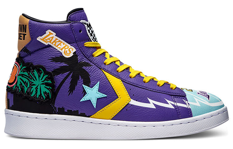 Converse Chinatown Market x Pro Leather High 'Lakers Championship Jacket' 171240C