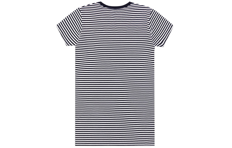 Levis Stripe Short Sleeve T-Shirt Dress Black White 24934-0000