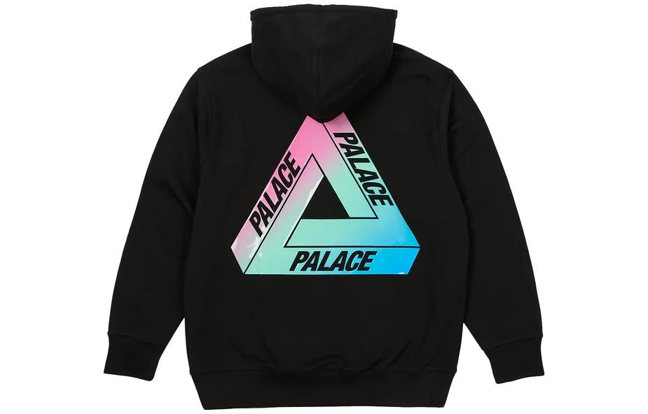 Palace Ombre Tri-Ferg Hoodie 'Black' P24CS086