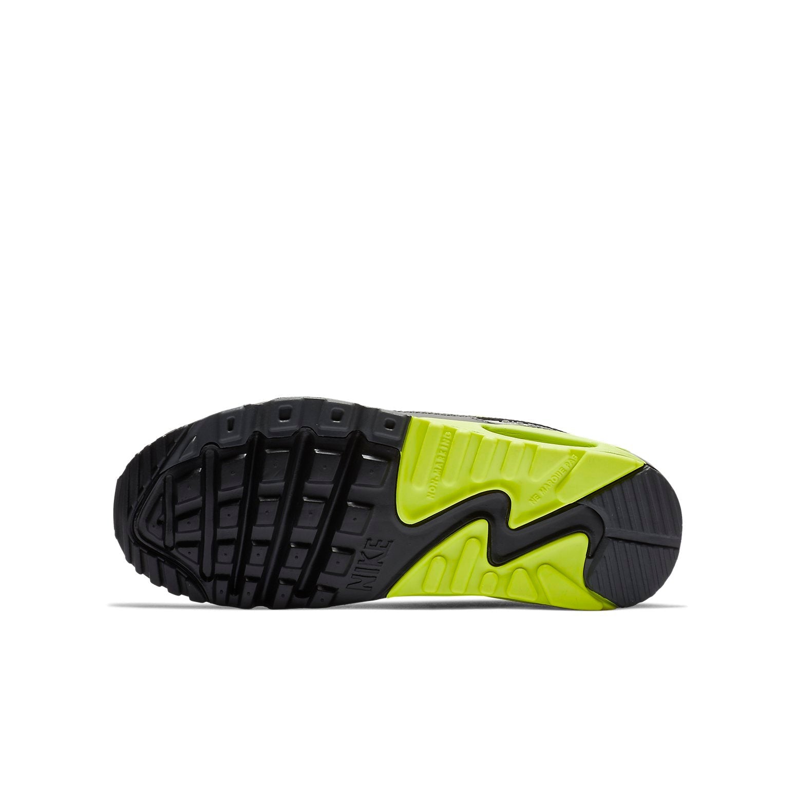 (GS) Nike Air Max 90 LTR 'Dark Grey Volt' 833412-023