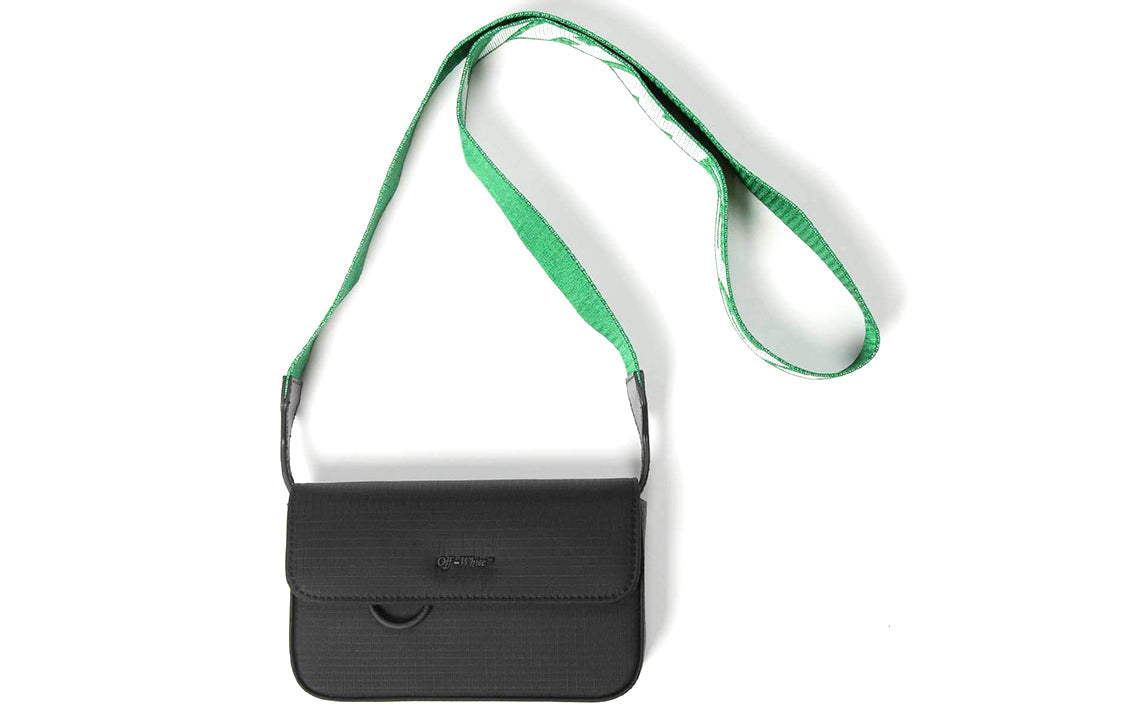 Off-White Logo Black Shoulder Bag OMNA032S20A660201000