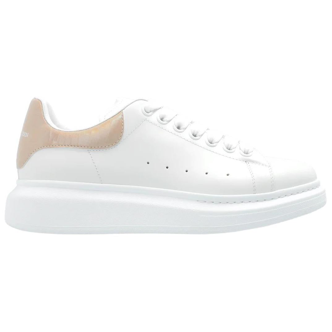 (WMNS) Alexander McQueen Oversized Sneakers 'Beige White' 718233WIEEL9863