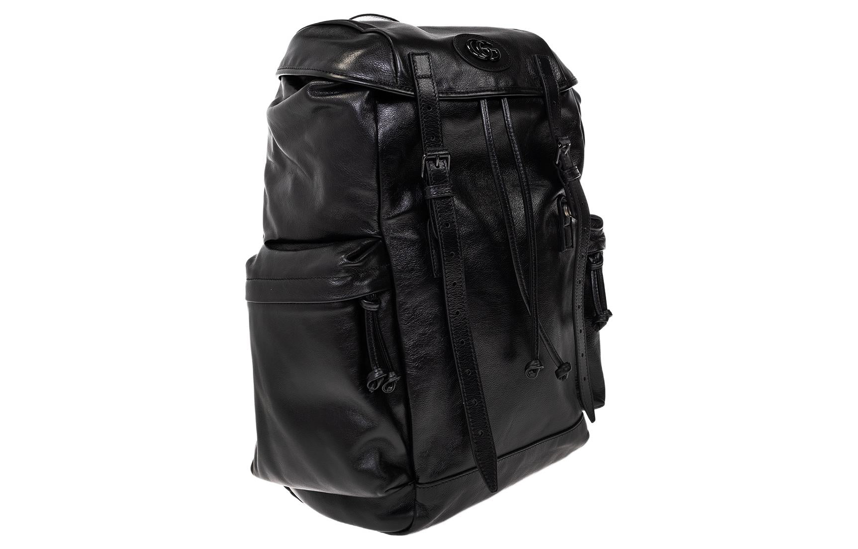 Gucci Double G Backpack 'Black' 725657-AABDD-1000