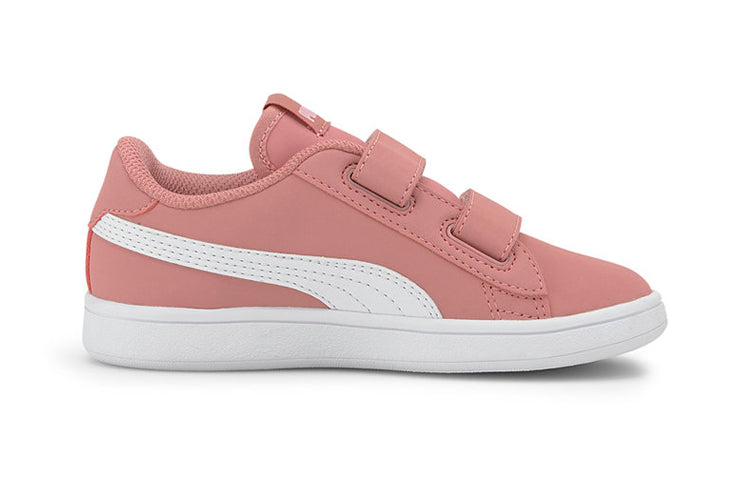 (PS) PUMA Smash V2 Buck V Ps Leisure Board Shoes Pink/White 365183-21