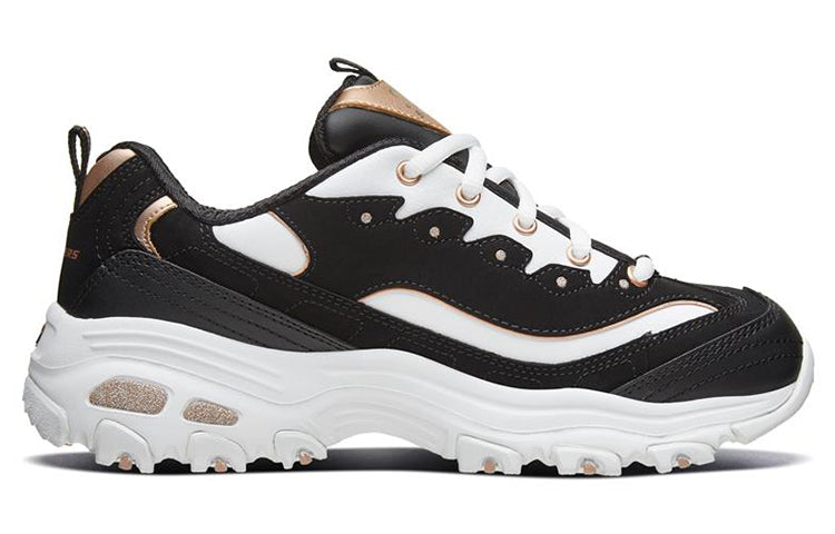 (WMNS) Skechers D'Lites 1.0 'Black Gold' 66666239-BWGD