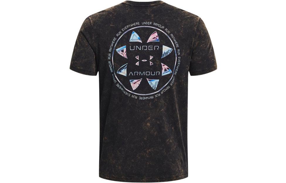 Under Armour Run Anywhere Short Sleeve T-shirt 'Black Multi' 1374228-001
