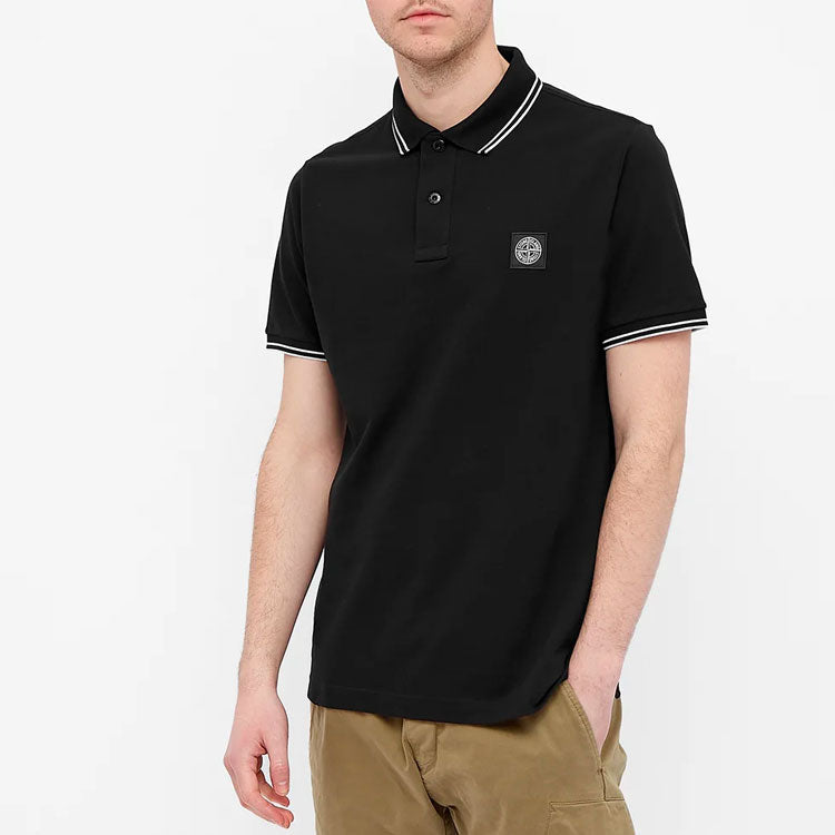 STONE ISLAND Polo Shirt 'Black' 101522S18-V0029