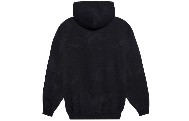 (WMNS) Balenciaga Multi-Color Logo Printing Hoodie Black 578135TJVI62771