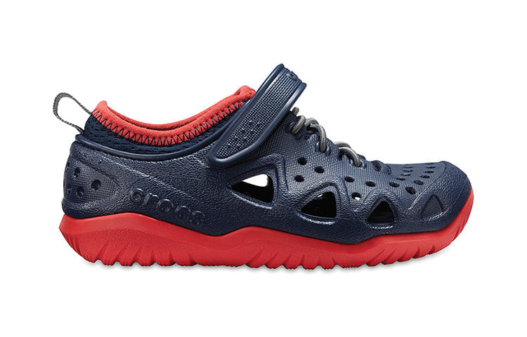 (GS) Crocs Swiftwater Play Shoes 'Navy Red' 204989-410