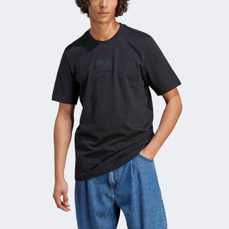 adidas Sportswear Elevated Block T-shirt 'Black' IL2963
