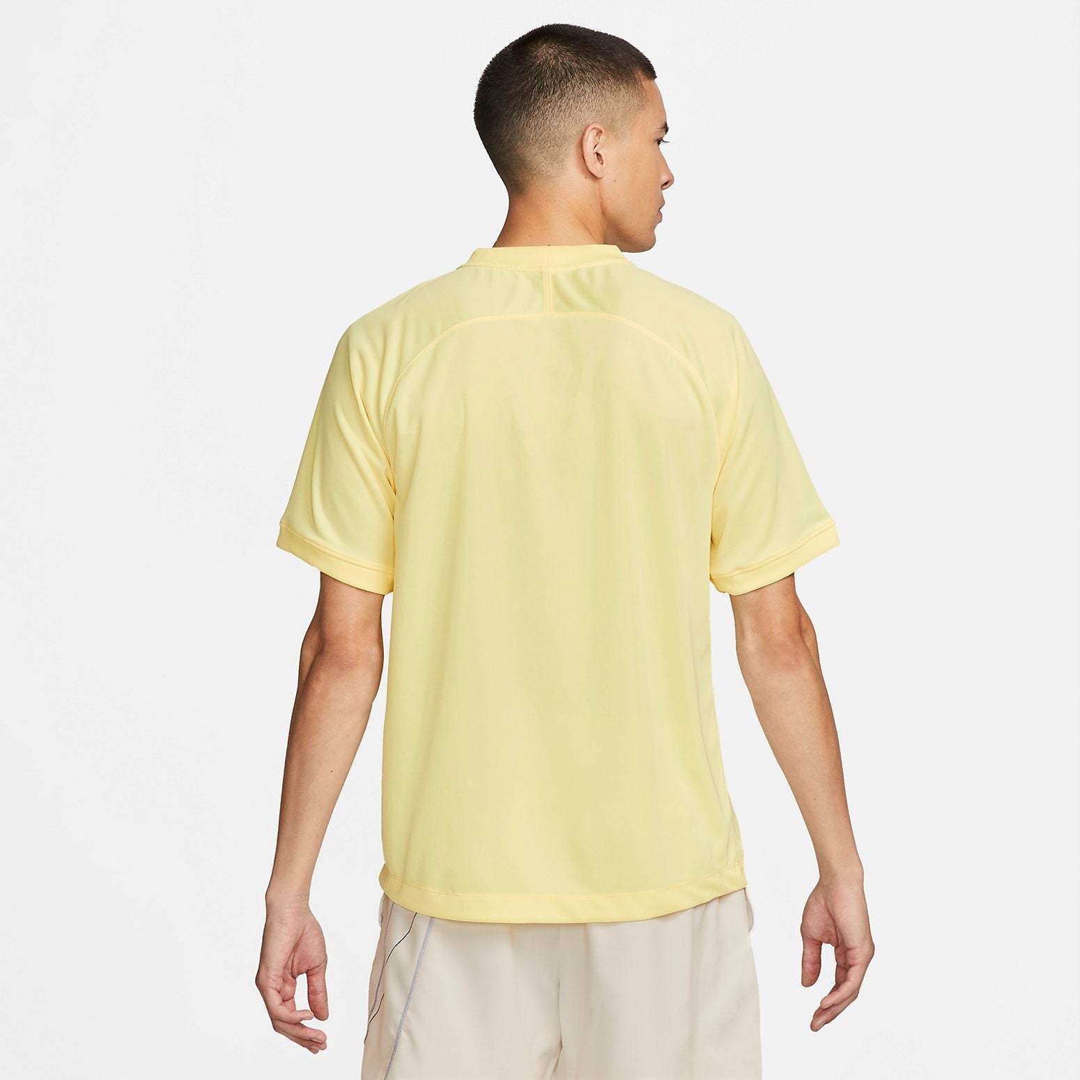 Nike Dri-Fit Pocket Quick Release Sports Short T-shirt 'Light Yellow' DX8635-821