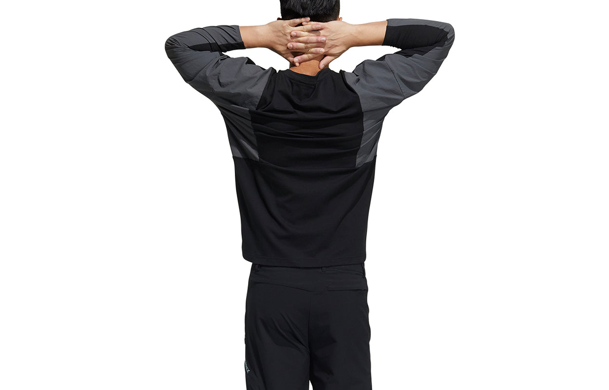 adidas Citylt Cb Lstee Casual Sports Round Neck Long Sleeves Black GN7621