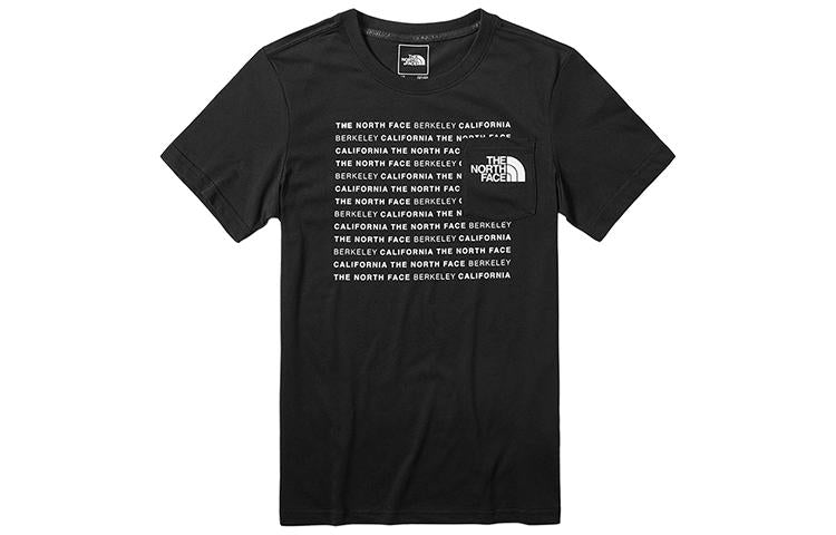 Men's THE NORTH FACE Quick Dry Round Neck Short Sleeve Black NF0A46J3JK3