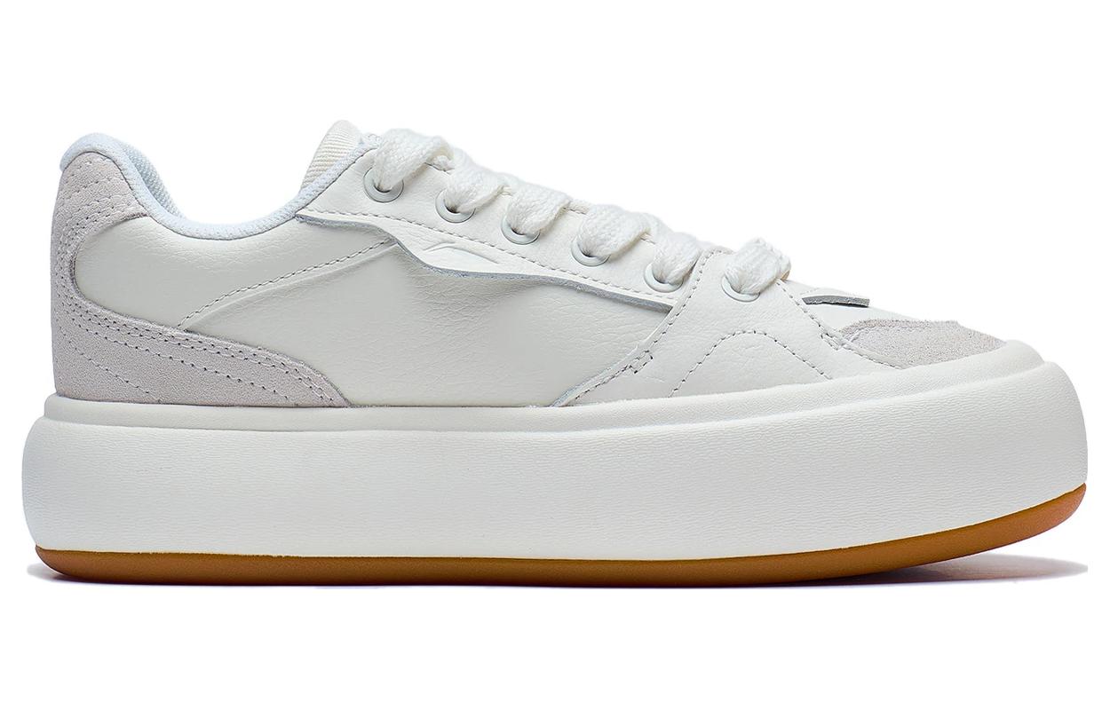 (WMNS) Li-Ning Puff Platform 'White Gum' AZGT026-1