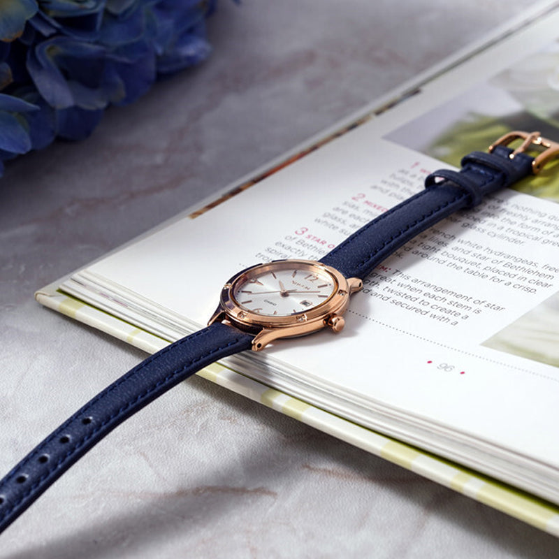 CASIO SHEEN Sapphire Crystal Quartz Waterproof Dark Blue Analog SHE-4533PGL-7BUPR