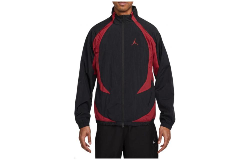 Air Jordan Sport Jam Warm-Up Jacket 'Black Red' DX9367-013