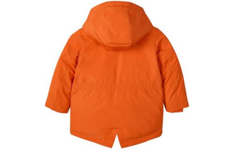 (GS) Skechers Stroll Series Solid Color Casual Down Jacket 'Orange' L421B050