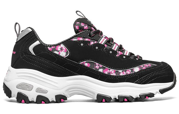(WMNS) Skechers D'Lites 1.0 11981-BKHP