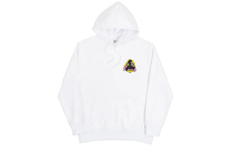 PALACE Halloween Triangle Logo Sweater Unisex White P19HD045